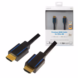 LogiLink CHB005 câble HDMI 3 m HDMI Type A (Standard) Noir - Vue supplémentaire 7