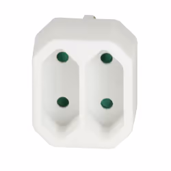 LogiLink LPS218 multiprise 2 sortie(s) CA Intérieure Blanc - Vue supplémentaire 2