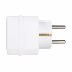 LogiLink LPS221 adaptateur prise d'alimentation Type F Type C (Europlug)+Type F Blanc - Vue supplémentaire 2