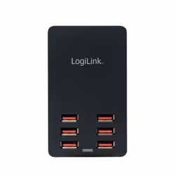 LogiLink PA0139 chargeur d'appareils mobiles Universel Noir Secteur Intérieure