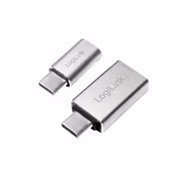 LogiLink AU0040, USB 3.1 C, USB 3.0 A, Micro USB 2.0, Aluminium
