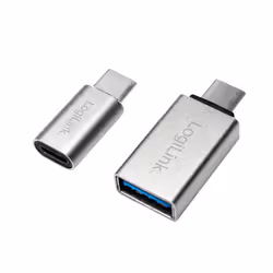 LogiLink AU0040 changeur de genre de câble USB 3.1 C USB 3.0 A, Micro USB 2.0 Aluminium