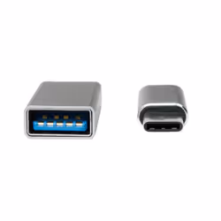 LogiLink AU0040 changeur de genre de câble USB 3.1 C USB 3.0 A, Micro USB 2.0 Aluminium