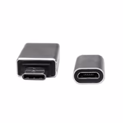 LogiLink AU0040 changeur de genre de câble USB 3.1 C USB 3.0 A, Micro USB 2.0 Aluminium - Vue supplémentaire 4