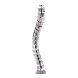 LogiLink KAB0064, Plateau de câbles, Bureau, Synthétique ABS, Argent