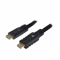 LogiLink CHA0015, 15 m, HDMI Type A (Standard), HDMI Type A (Standard), Noir