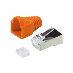 LogiLink MP0022O, RJ-45, Orange, Cat6, Or, RoHS, 100 pièce(s)