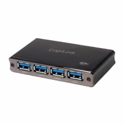 LogiLink UA0282, USB 3.2 Gen 1 (3.1 Gen 1) Micro-B, USB 3.2 Gen 1 (3.1 Gen 1) Type-A, 5000 Mbit/s, Noir, Aluminium, Chine