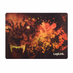 LogiLink ID0141, Multicolore, Image, Base antidérapante, Tapis de souris de jeu