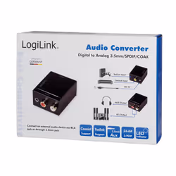 LogiLink CA0101 convertisseur audio Noir - Vue supplémentaire 6