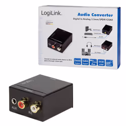 LogiLink CA0101 convertisseur audio Noir - Vue supplémentaire 7
