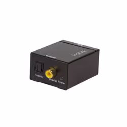LogiLink CA0102 convertisseur audio Noir
