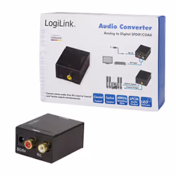 LogiLink CA0102 convertisseur audio Noir - Vue supplémentaire 6