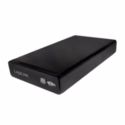 LogiLink UA0284 Boîtier de disques de stockage Boîtier HDD Noir 3.5"
