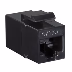 LogiLink NK4014, Plat, Noir, RJ-45, RJ-45, Femelle, Femelle