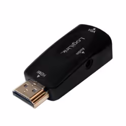LogiLink CV0107, HDMI, VGA, Noir