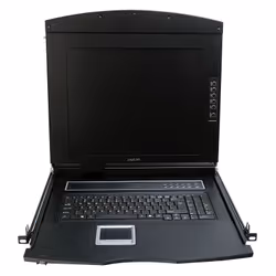 LogiLink LC702GE support d'ordinateurs 43,2 cm (17") 1280 x 1024 pixels Métal Noir 1U - Vue supplémentaire 2