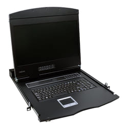 LogiLink LC902GE support d'ordinateurs 18.5" Métal Noir 1U