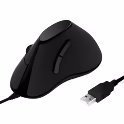 LogiLink ID0158, Droitier, Optique, USB Type-A, 1000 DPI, Noir
