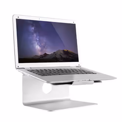 LogiLink AA0104 Support de livres Supports de Laptop Argent 17"