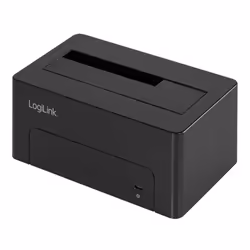 LogiLink QP0027, HDD, SSD, SATA, Série ATA II, Série ATA III, 2.5,3.5", USB 3.2 Gen 2 (3.1 Gen 2) Type-C, 10 Gbit/s, Noir