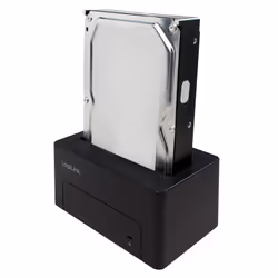 LogiLink QP0027 Station d'accueil de disques de stockage USB 3.2 Gen 2 (3.1 Gen 2) Type-C Noir - Vue supplémentaire 9