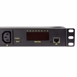 LogiLink PDU8P01 unité de distribution d'énergie 8 sortie(s) CA 1U Noir
