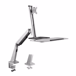 LogiLink BP0040 support d'écran plat pour bureau 32" Aluminium - Vue supplémentaire 3