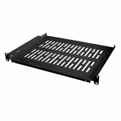 LogiLink SF1C45B, Étagère, Noir, Acier, 10 kg, 1U, 48,3 cm (19")