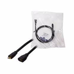 LogiLink CU0121 câble USB 1 m USB 2.0 Micro-USB B Noir