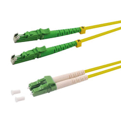 LogiLink FP0EL03 câble de fibre optique 3 m E-2000 (LSH) LC OS2 Jaune