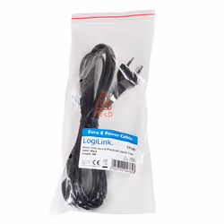 LogiLink CP145 câble électrique Noir 3 m CEE7/16 Coupleur C7 - Vue supplémentaire 3