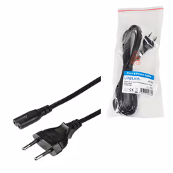 LogiLink CP145 câble électrique Noir 3 m CEE7/16 Coupleur C7 - Vue supplémentaire 4