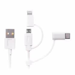 LogiLink CU0126 câble USB 1 m USB A Blanc