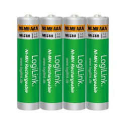 LogiLink LR03RB4 pile domestique Batterie rechargeable AAA Hybrides nickel-métal (NiMH)
