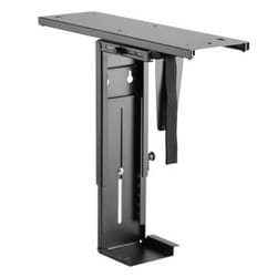 LogiLink EO0004 support pour unité centrale Support de CPU monté sur bureau Noir