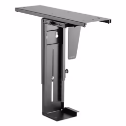 LogiLink EO0004 support pour unité centrale Support de CPU monté sur bureau Noir