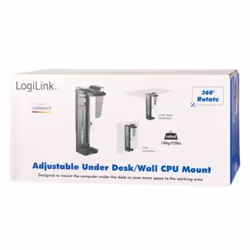 LogiLink EO0005 support pour unité centrale Support de CPU monté sur bureau Noir - Vue supplémentaire 4