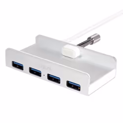 LogiLink UA0300, USB 3.2 Gen 1 (3.1 Gen 1) Type-A, USB 3.2 Gen 1 (3.1 Gen 1) Type-A, 5000 Mbit/s, Argent