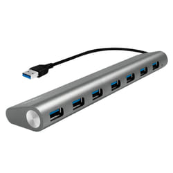 LogiLink UA0308 hub & concentrateur USB 3.2 Gen 1 (3.1 Gen 1) Type-A 5000 Mbit/s Gris