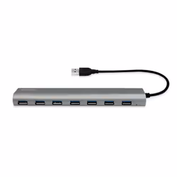 LogiLink UA0308 hub & concentrateur USB 3.2 Gen 1 (3.1 Gen 1) Type-A 5000 Mbit/s Gris - Vue supplémentaire 5