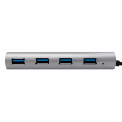 LogiLink UA0309 hub & concentrateur USB 3.2 Gen 1 (3.1 Gen 1) Type-C 5000 Mbit/s Gris
