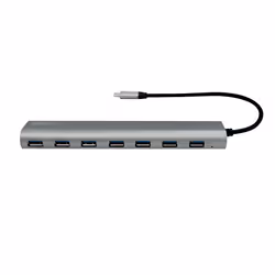 LogiLink UA0310 hub & concentrateur USB 3.2 Gen 1 (3.1 Gen 1) Type-C 5000 Mbit/s Gris