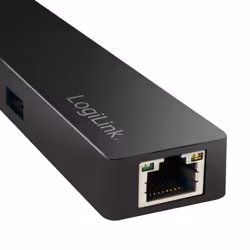 LogiLink UA0313 station d'accueil USB 3.2 Gen 1 (3.1 Gen 1) Type-C Noir