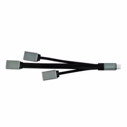 LogiLink UA0315 hub & concentrateur USB 3.2 Gen 1 (3.1 Gen 1) Type-C 5000 Mbit/s Noir, Gris