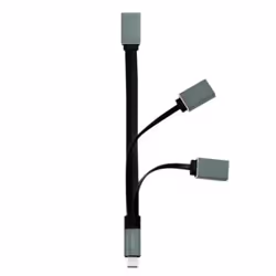 LogiLink UA0315 hub & concentrateur USB 3.2 Gen 1 (3.1 Gen 1) Type-C 5000 Mbit/s Noir, Gris - Vue supplémentaire 4