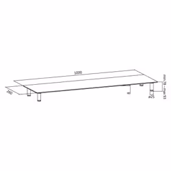 LogiLink BP0060 support d'écran plat pour bureau Acier inoxydable, Transparent - Vue supplémentaire 10