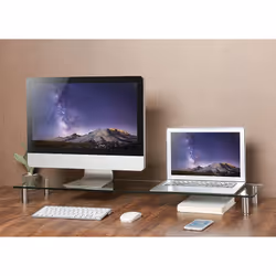 LogiLink BP0060 support d'écran plat pour bureau Acier inoxydable, Transparent - Vue supplémentaire 8