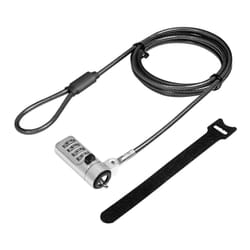 LogiLink NBS010 câble antivol Noir, Argent