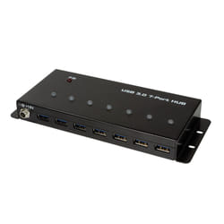 LogiLink UA0317 hub & concentrateur USB 3.2 Gen 1 (3.1 Gen 1) Type-B 5000 Mbit/s Noir